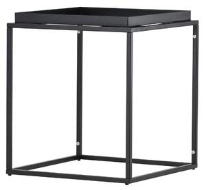 Odkládací stolek Porto, černý, 45x45