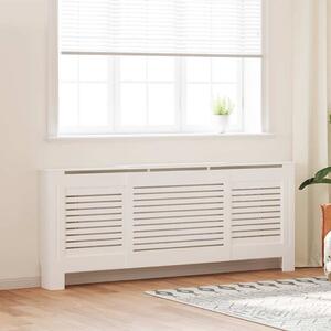 Kryt na radiátor MDF bílý 205 cm 325551