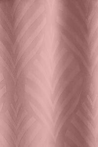 Dekorační závěs s řasící páskou LEAF TAPE růžová 140x250 cm (cena za 1 kus) MyBestHome