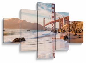 Obraz - Golden Gate Bridge (125x70 cm)