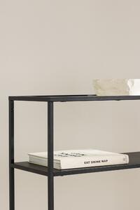 Odkládací stolek Bogóta, černý, 30x80