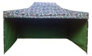 JAKS Nůžkový stan profi 3 x 4,5 m army