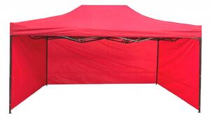 JAKS Nůžkový stan profi 3 x 4,5 m červený