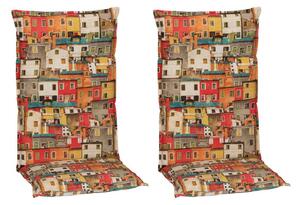 SADA POLSTRŮ NA ŽIDLI 2 ks, 118/46/8 cm Gardenson - Online Only zahradní nábytek, Online Only