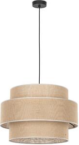 TK Lighting Calisto závěsné svítidlo 3x15 W černá-béžová 5402