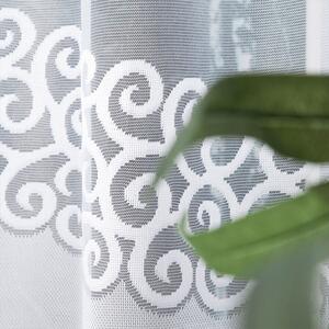Dekorační oblouková krátká záclona na žabky DANIELA 130 bílá 300x130 cm MyBestHome