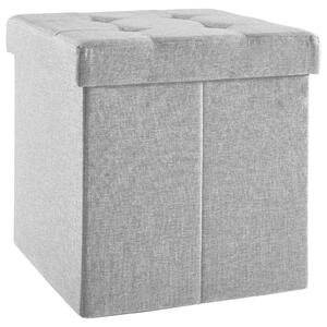 SEDACÍ BOX, textil, kompozitní dřevo, 38/38/38 cm Carryhome - Taburety