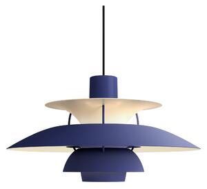 LOUIS POULSEN Závěsná lampa PH 5, Monochrome dusty indigo