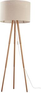 TK Lighting Tokyo stojací lampa 1x15 W dřevo-béžová 5284