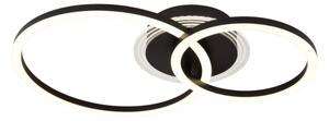 Globo 48039-30 - LED Stropní svítidlo LORETTA LED/30W/230V pr. 33x50 cm černá