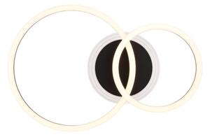 Globo 48039-30 - LED Stropní svítidlo LORETTA LED/30W/230V pr. 33x50 cm černá