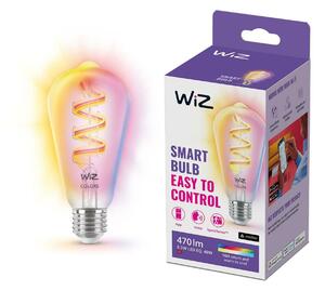 WiZ LED žárovka E27 ST64 6,3W 470lm 2200-6500K RGB IP20, stmívatelná