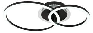 Globo 48039-30 - LED Stropní svítidlo LORETTA LED/30W/230V pr. 33x50 cm černá