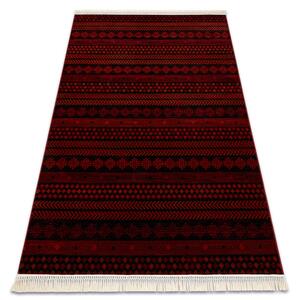 Koberec ORIENT 5132 s třásněmi / orientální, bordó / černý