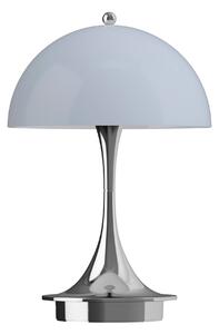 LOUIS POULSEN Přenosná lampa Panthella 160, Chrome opal blue grey