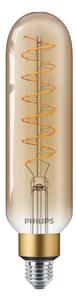 Philips Vintage LED žárovka E27 T65 7W 470lm 1800K stmívatelná, gold