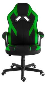 Kancelářské křeslo RACING PRO ZK-013 TEX Barva: černo-zelená