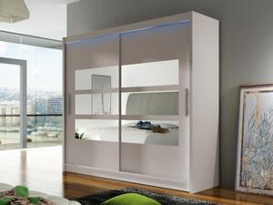 Skříň London III 180, Barva: kašmír, Osvětlení: osvětlení LED RGB - barevné Mirjan24 5903211404481