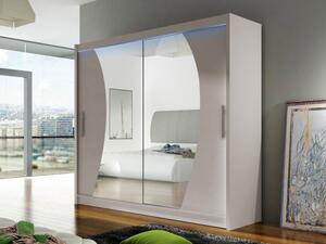 Skříň London IX, Barva: kašmír, Osvětlení: osvětlení LED RGB - barevné 5903211404528