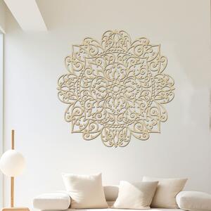 Dřevo života | Mandala na zeď BEZPODMINEČNÁ LÁSKA | Barva: Bílá | Rozměry Ø: 40