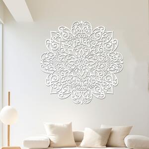 Dřevo života | Mandala na zeď BEZPODMINEČNÁ LÁSKA | Barva: Bílá | Rozměry Ø: 40