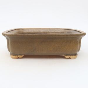 E-bonsai Keramická bonsai miska 20 x 17,5 x 6 cm hnědá