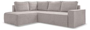ROHOVÁ SEDAČKA, textil, šedá, bílá MID.YOU - Sedací soupravy, Online Only