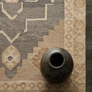 Diamond Carpets koberce Ručně vázaný kusový koberec Heriz Wood DE 2005 Grey Mix - 80x150 cm