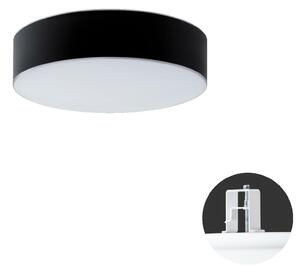 OSMONT ERI52178 ERIS CV3 stropní/nástěnné skleněné polovestavné svítidlo bílá / bílo - černá IP44 3x25W E27