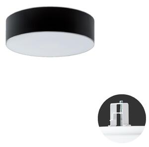 OSMONT ERI52173 ERIS CV2 stropní/nástěnné skleněné polovestavné svítidlo bílá / bílo - černá IP44 25W E27
