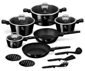 Sada nádobí s titanovým povrchem 15 ks Black Vantage Collection