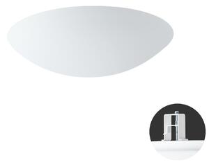 OSMONT AUR55338 AURA V5 stropní/nástěnné skleněné polovestavné svítidlo bílá IP44 3x25W E27