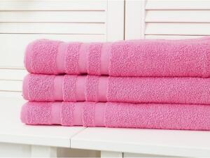 B.E.S. - Petrovice, s.r.o. Bavlněný froté ručník Standard - Pink 30 x 50