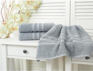 B.E.S. - Petrovice, s.r.o. Bavlněný froté ručník Standard - Grey 30 x 50