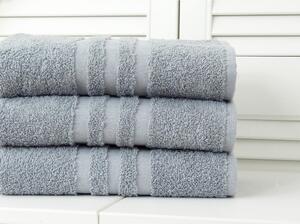 B.E.S. - Petrovice, s.r.o. Bavlněný froté ručník Standard - Grey 30 x 50