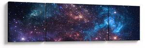 Obraz - Noční obloha (170x50 cm)