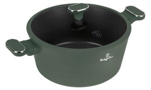 Kastrol s titanovým povrchem a poklicí 28 cm Matte Green Collection