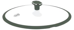 Kastrol s titanovým povrchem a poklicí 30 cm Matte Green Collection