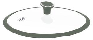 Kastrol s titanovým povrchem a poklicí 28 cm Matte Green Collection