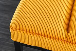 Lavice BOUTIQUE 80 CM tmavě žlutá manšestr Nábytek | Doplňkový nábytek | Pokojové lavice