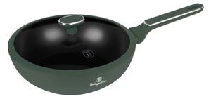 Pánev wok s poklicí a titanovým povrchem 28 cm Matte Green Collection