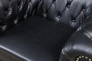 Křeslo CHESTERFIELD černé umělá kůže Nábytek | Obývací pokoj | Křesla | Všechna křesla