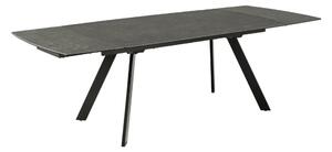 Actona Jídelní keramický rozkládací stůl Blackburn 160/240 cm černý