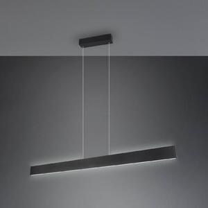 Trio Lighting Galway LED závěsné světlo, matná černá, nahoru/dolů, kov, stmívatelný, Černá, Obývací pokoj / jídelna, kov, Moderní