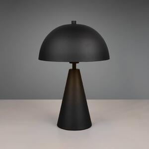 Stolní lampa Alfie, matná černá, kov, E27