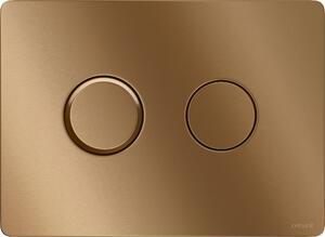 Cersanit Accento Circle splachovací tlačítko pro WC měděná K3040-001