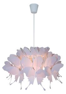 Dětský lustr FARFALLA 1xE27/60W/230V růžová