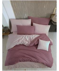 TipTrade Oboustranné bavlněné povlečení - Color starorůžovo růžové 140 x 200 + 70 x 90