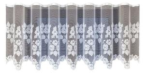 Dekorační žakárová záclona s řasící páskou AZALIA 120 bílá 300x120 cm MyBestHome