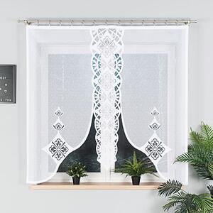 Dekorační oblouková krátká záclona ANITA 160 bílá 160x160 cm MyBestHome
